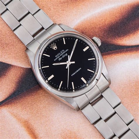 rolex oyster perpetual air king precision 34mm vintage 1991 watch|rolex air king oyster bracelet.